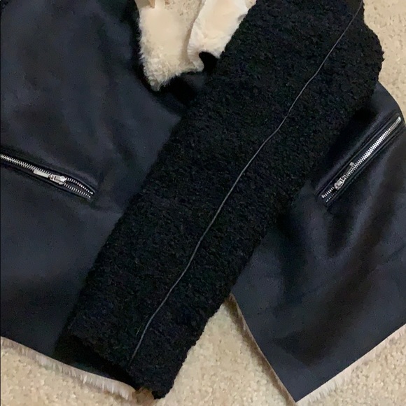 Faux leather and fur jacket - Picture 2 of 3